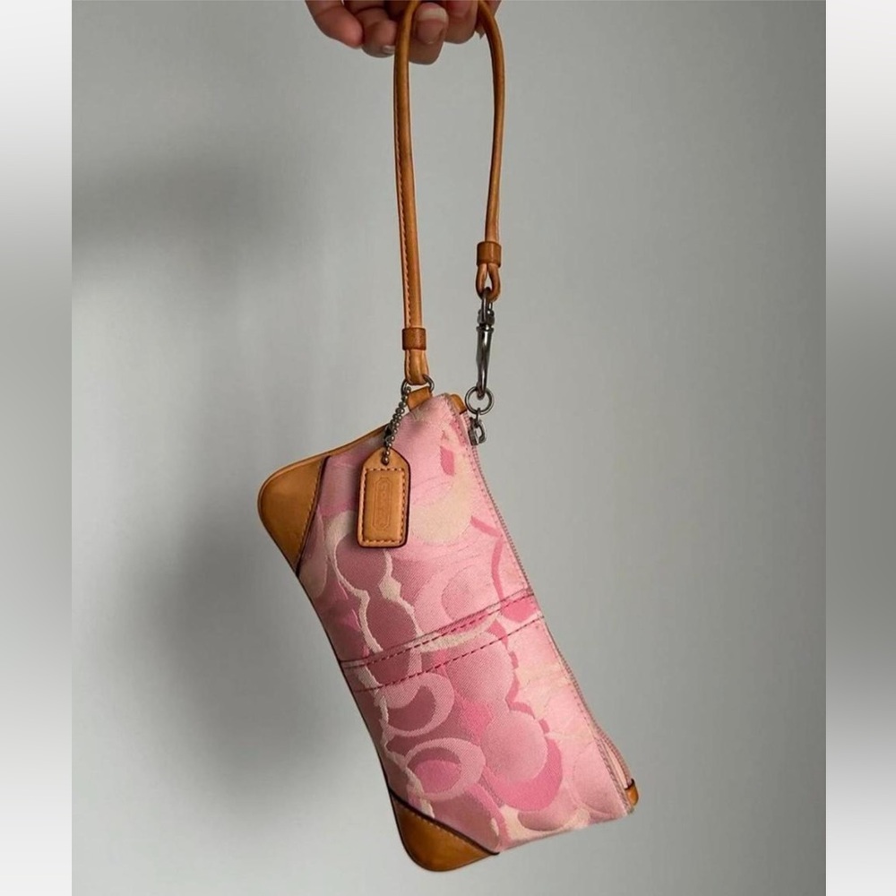 Coach Pink Wristlet